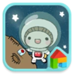 space dodol launcher theme android application logo